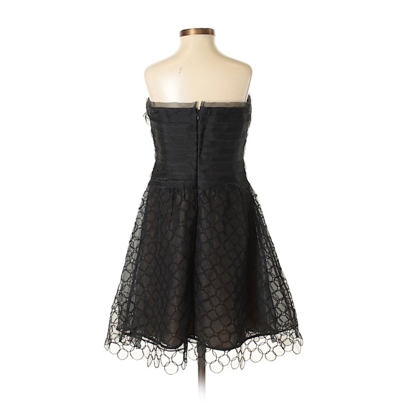 BCBG Max Azria | Black Cocktail Dress Sweetheart - Picture 2 of 3